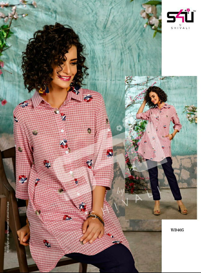 S4u V Desi Vol 4 Western Ladies Top Catalog
